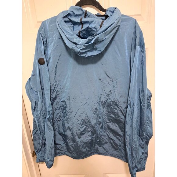 American Eagle Men's Blue Lightweight Hooded Windbreaker Jacket XL - Picture 2 of 8